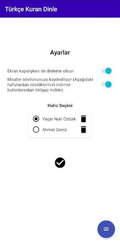 Türkçe Kuran Dinle-İnternetsiz Ảnh chụp màn hình 0