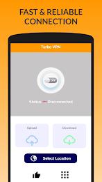 Turbo VPN - Fast Secure VPN スクリーンショット 0