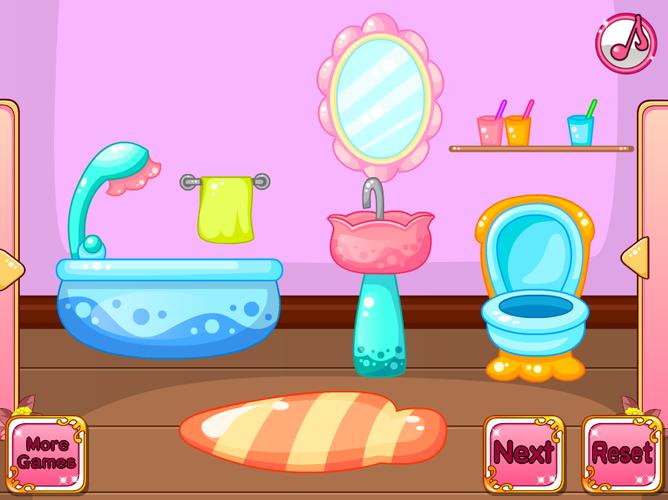 Princess Doll House Decoration Captura de pantalla 3
