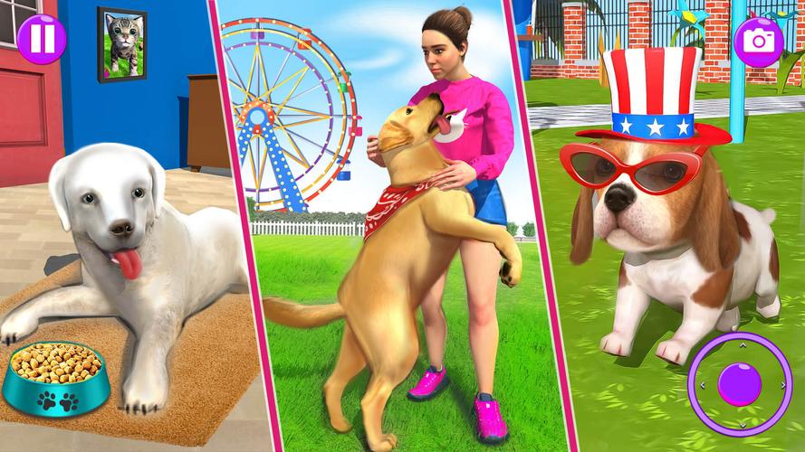 Family Pet Dog Games スクリーンショット 3