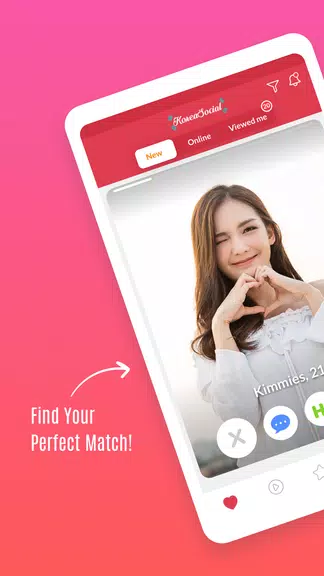 Corée Dating: Chat en Ligne Capture d'écran 0