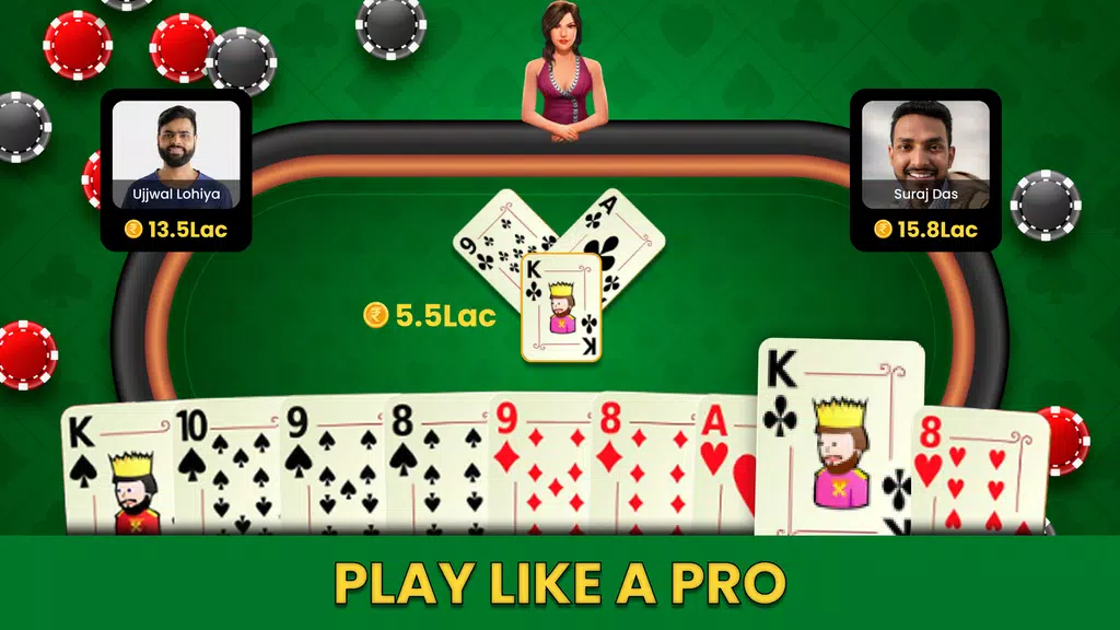 Schermata Card Game: 235 Do Teen Panch 0