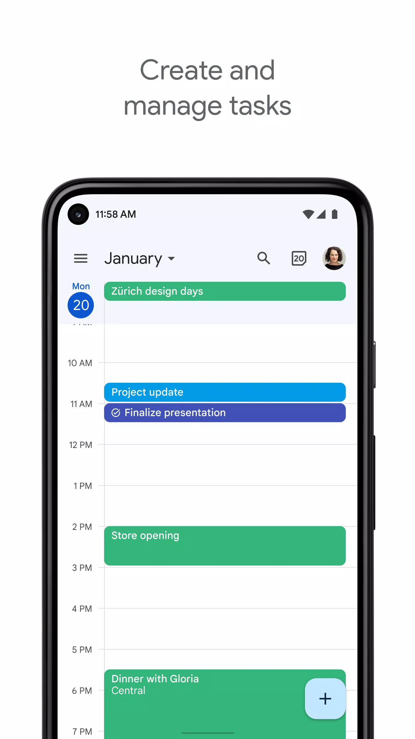 Google Calendar Zrzut ekranu 3