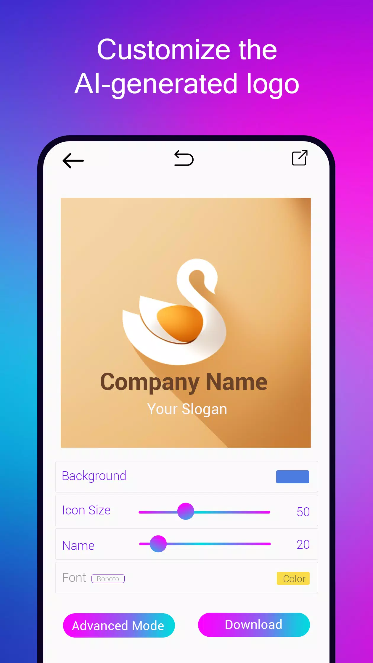 Schermata Logo maker AI Logo generator 3