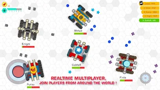 Battle.io Tank Battle Game Schermafbeelding 1