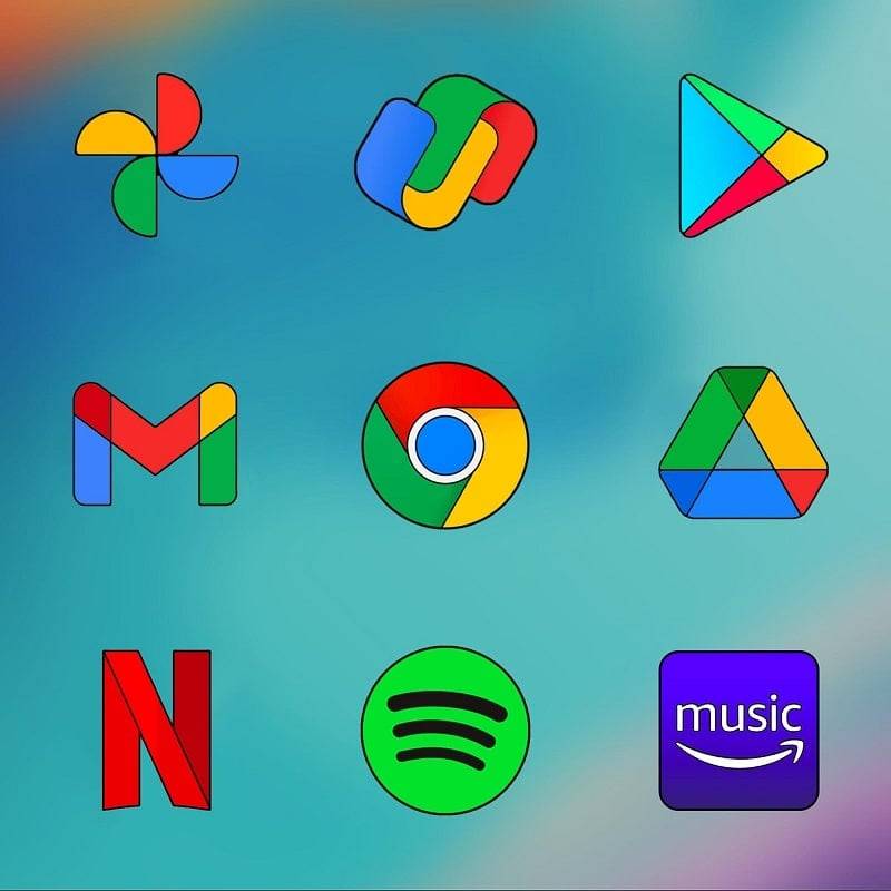 Oxigen HD – Icon Pack Ảnh chụp màn hình 1