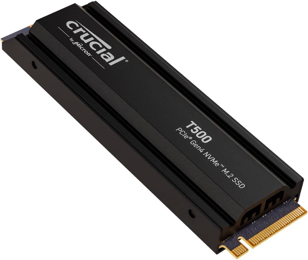 至關重要的T500 2TB Gen4 NVME M.2內部遊戲SSD