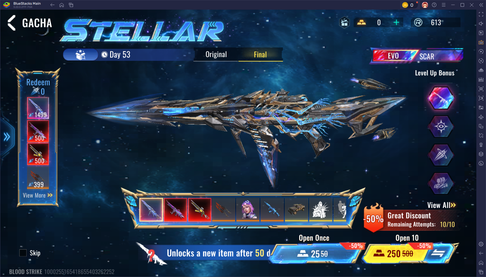 Evo Scar: Stellar Performance in Blood Strike