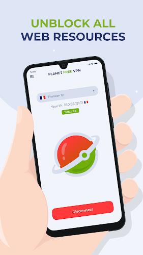 Free VPN Proxy by Planet VPN স্ক্রিনশট 3