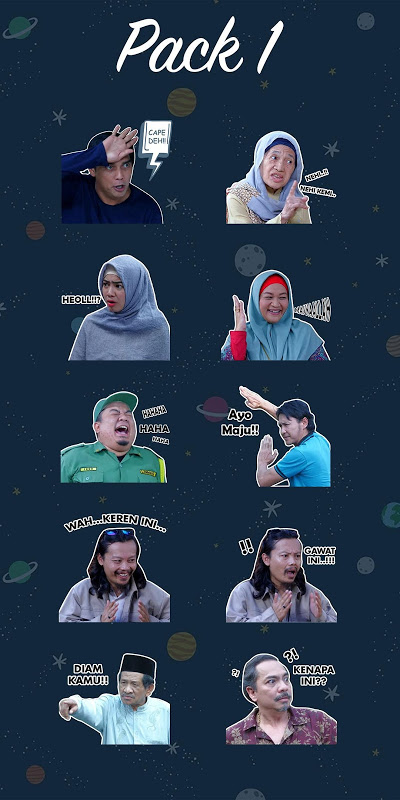 Dunia Terbalik WA Sticker Tangkapan skrin 1