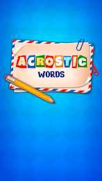 Acrostic Words: Crossword Game Captura de tela 1