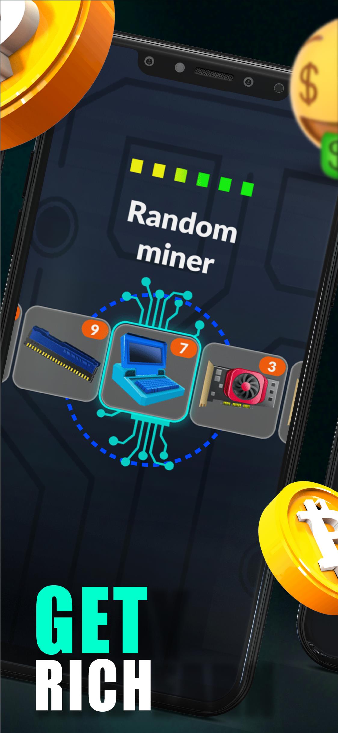 Merge Crypto Miner: Earn Money スクリーンショット 1