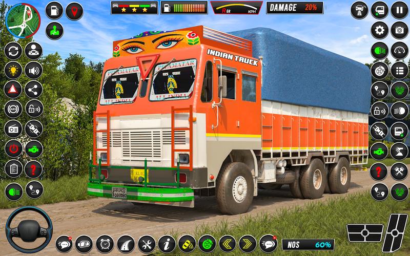Indian Truck Game 3d Truck sim Tangkapan skrin 2