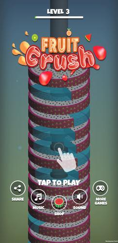 Stack Ball Fruit Crush Zrzut ekranu 0