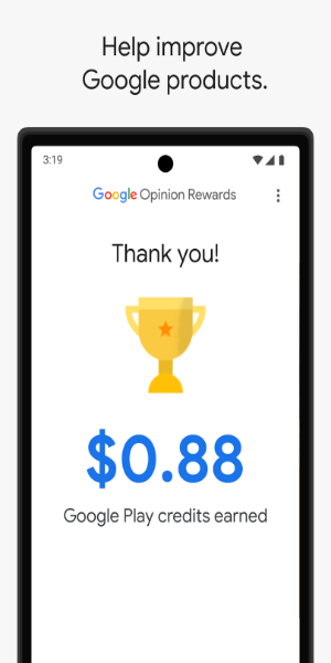 Schermata Google Opinion Rewards 2