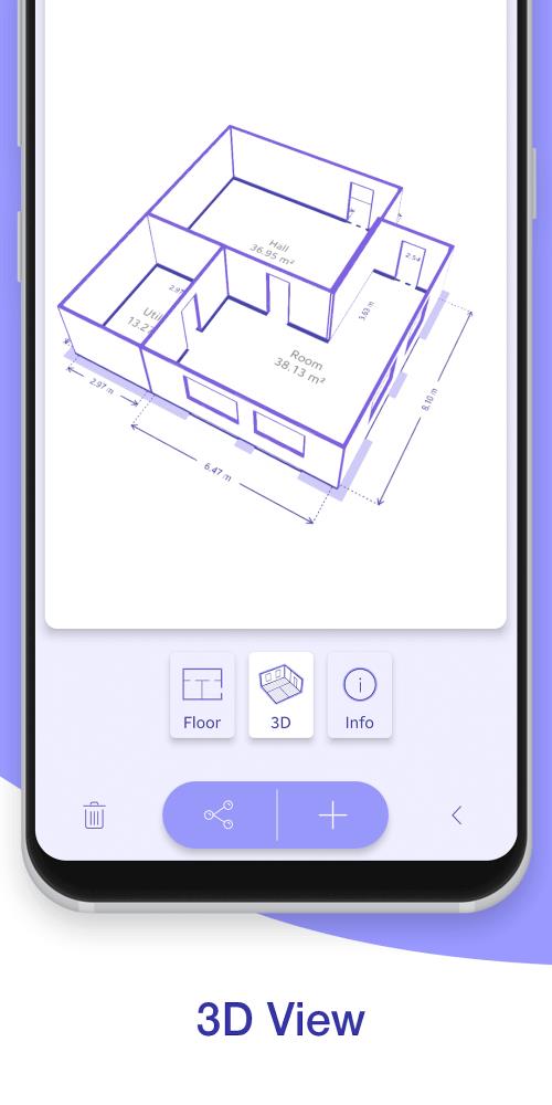 AR Plan 3D Tape Measure Ekran Görüntüsü 3