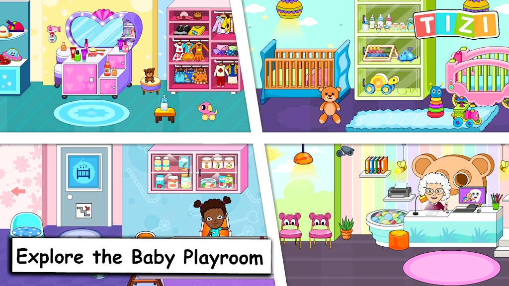 My Tizi Town Daycare Baby Game 스크린샷 1