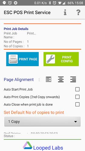 ESCPOS Bluetooth Print Service स्क्रीनशॉट 2