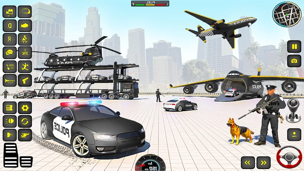 Police Truck Transport Game স্ক্রিনশট 1