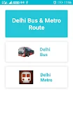 Delhi Bus & Delhi Metro Route Captura de pantalla 0