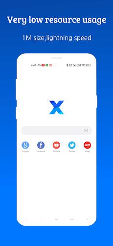 XBrowser - Mini & Super fast Скриншот 0