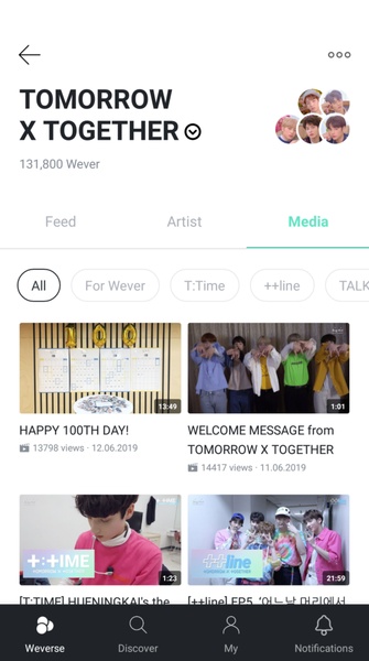 weverse Capture d'écran 3