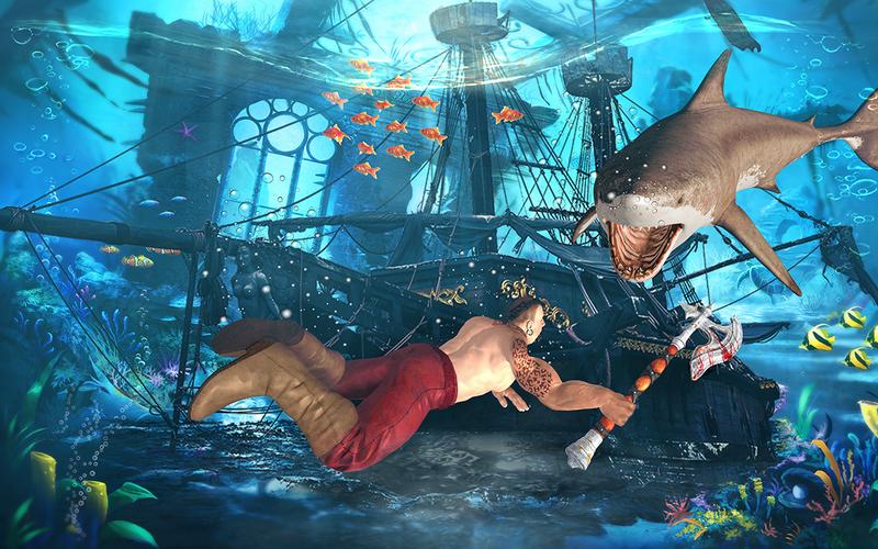 Schermata Megalodon shark fish eater 2