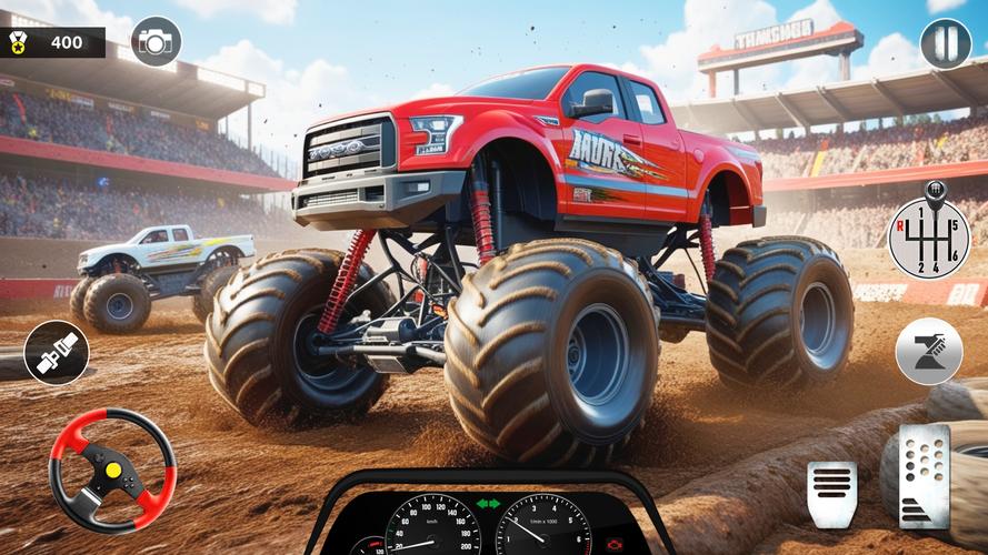 Monster Truck Racing Game 3D स्क्रीनशॉट 1