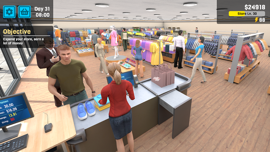 Clothing Store Simulator Mod ภาพหน้าจอ 3