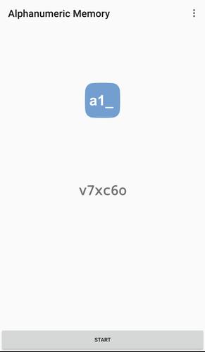 Alphanumeric Memory应用截图第0张