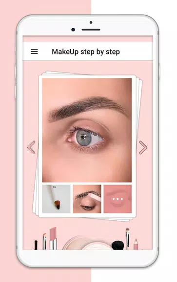 Makeup Tutorial de Maquillaje Captura de pantalla 2