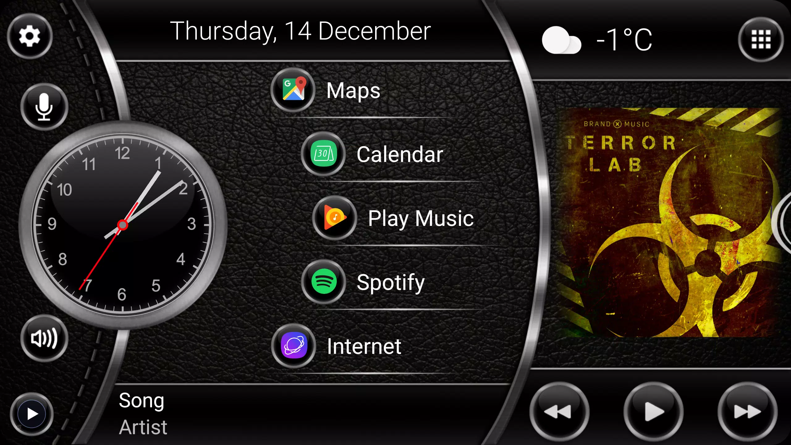 Theme Leather Captura de pantalla 0