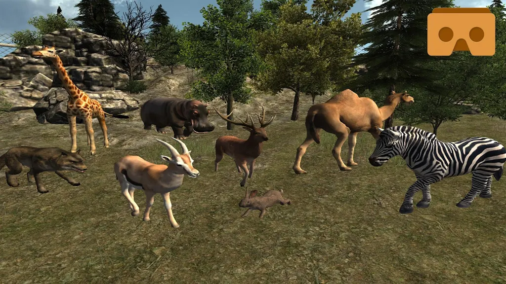 VR Virtual Zoo 3D Ảnh chụp màn hình 2