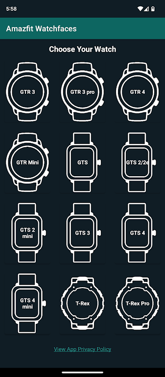 Watchfaces for Amazfit Watches Tangkapan skrin 1