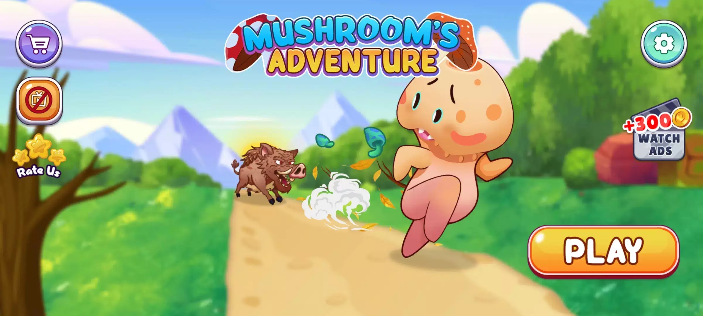 Mushroom war: Jungle Adventure スクリーンショット 0