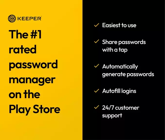 Keeper Password Manager Schermafbeelding 0