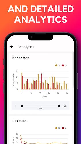 CricScorer-Cricket Scoring App Zrzut ekranu 2