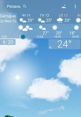 Awesome weather YoWindow live weather wallpaper Ảnh chụp màn hình 1