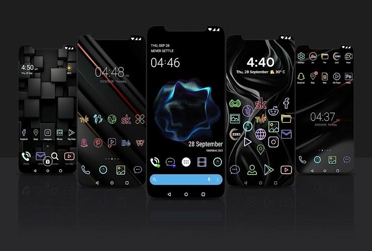 Schermata Neon Icon Pack 0