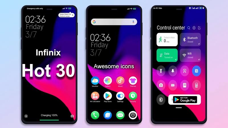 Infinix Hot 30 Launcher:Themes Capture d'écran 3