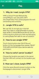 Jungle VPN ဖန်သားပြင်ဓာတ်ပုံ 3