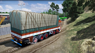 Indian Cargo Truck Driving 3D Capture d'écran 2