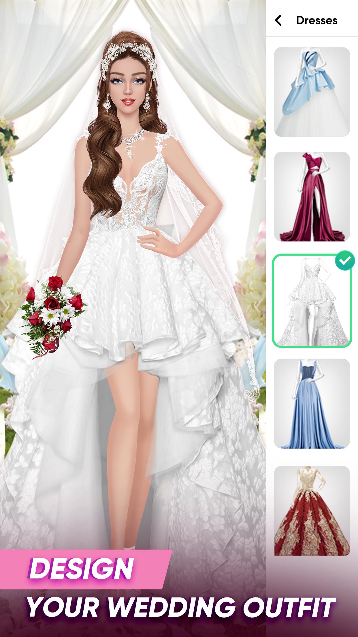 Wedding Dress Up Bridal Makeup Captura de pantalla 2