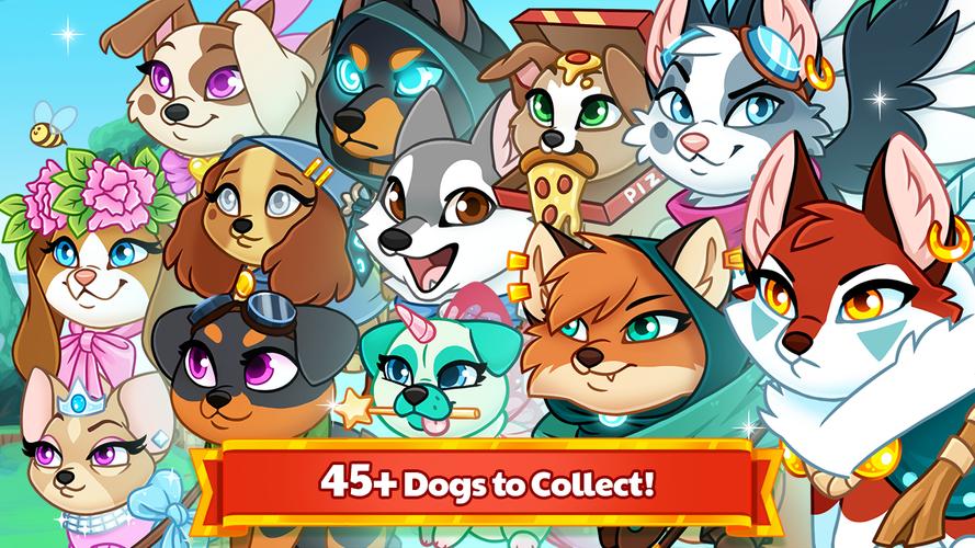 Dungeon Dogs: RPG inactivo Captura de pantalla 2