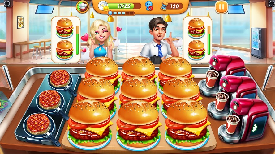 Cooking City: Restaurant Games Schermafbeelding 2