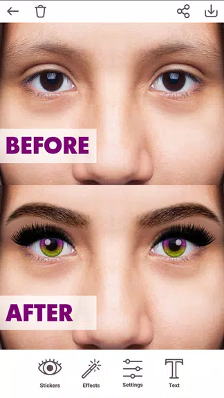 Eye Color Changer Скриншот 2