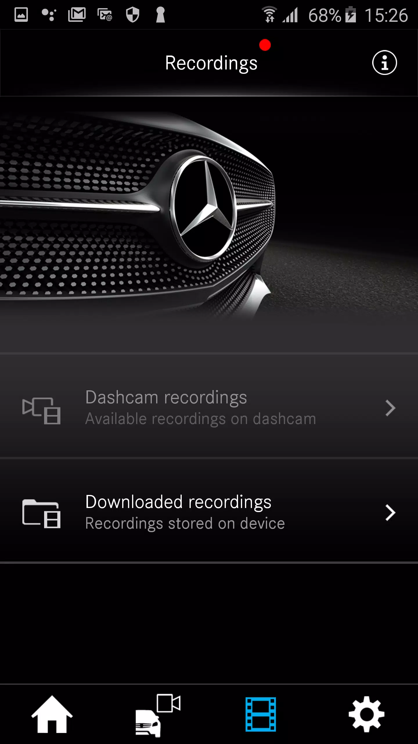 Mercedes-Benz Dashcam ภาพหน้าจอ 1