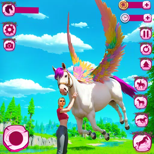 My Flying Unicorn Horse Game