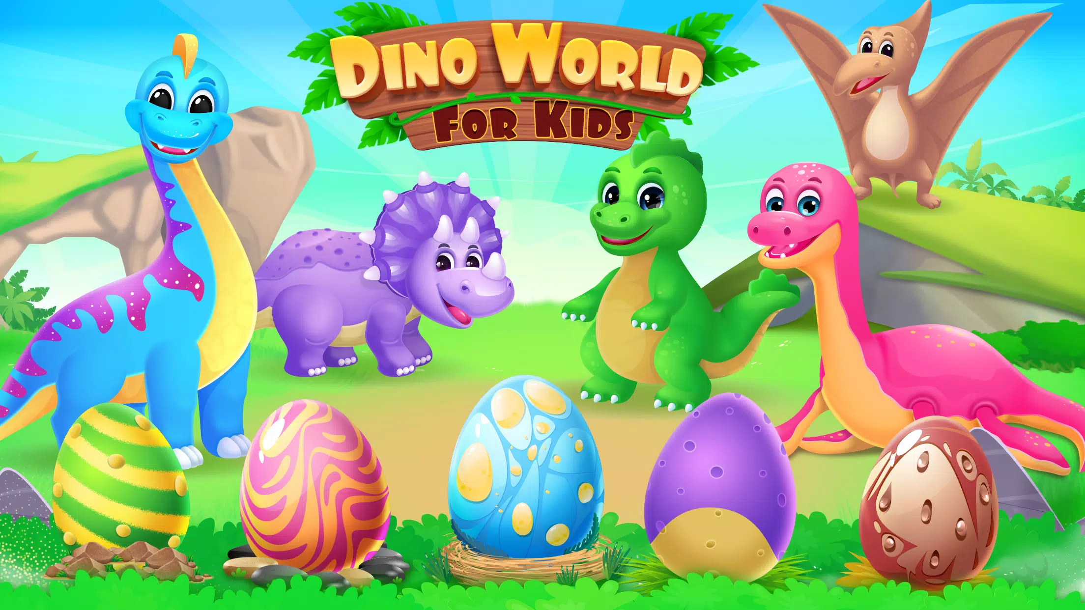 Dino World Jurassic for Kids ภาพหน้าจอ 0