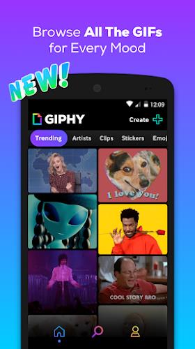 GIPHY: GIF & Sticker Keyboard স্ক্রিনশট 0